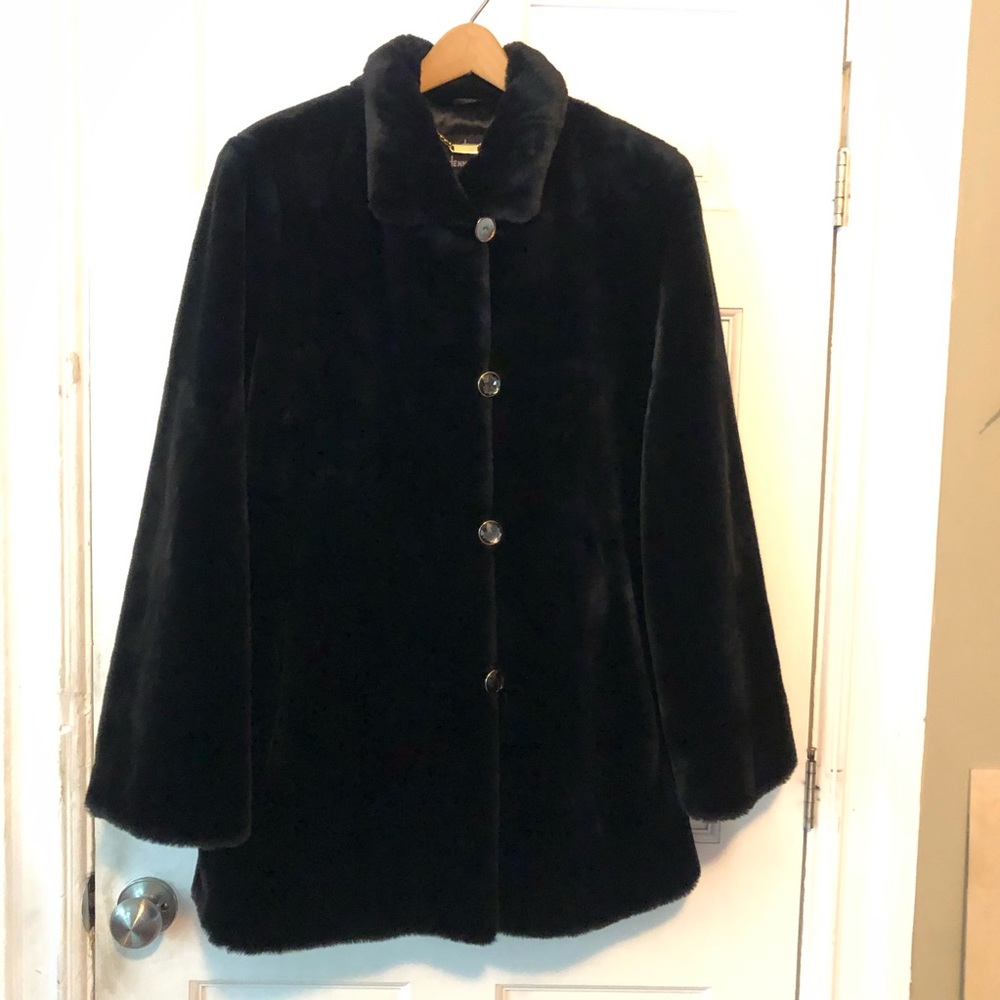 Faux fur coat